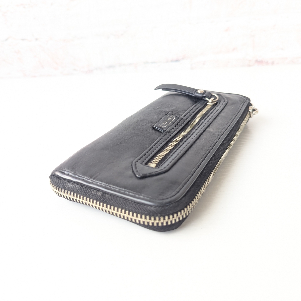 Coach Black Leather Wallet - Picture 4 of 9
